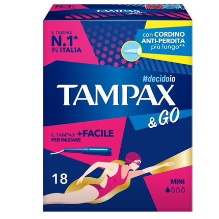 Tampax - Tampax & Go Mini 18 Count Tampons